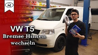 VW T5 Bremsen Hinten Wechseln  Change rear brakes  VitjaWolf  Tutorial  HD [upl. by Mcmurry]