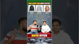 Winter is coming  This vs That  Winter Edition  Things to buy in winters quizgames winters [upl. by Carlisle811]