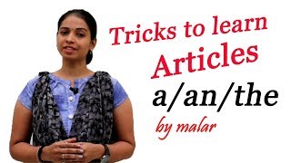 Usage of Articles 110  Learn English through Tamil [upl. by Metzgar]