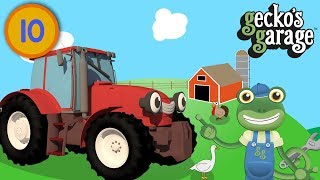 Gecko Goes To The Farm  Geckos Garage  Farm Animals For Kids  Truck For Children  Learning [upl. by Sheryle]