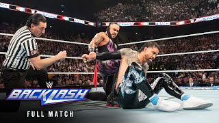 FULL MATCH Damian Priest vs Jey Uso – World Heavyweight Title Match WWE Backlash France [upl. by Barrow864]