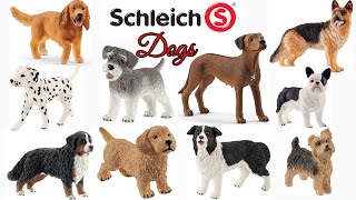 Schleich Dogs  29 Dogs  My Schleich Dog Collection  Animal Collection  Schleich 2020 [upl. by Eydnarb579]