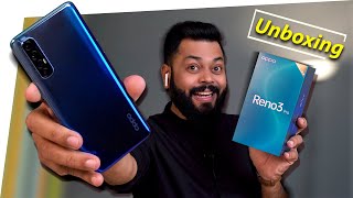 OPPO Reno 3 Pro Unboxing And First Impressions⚡⚡⚡ World’s 1st 44MP Dual Punch Hole Camera Helio P95 [upl. by Evelina508]