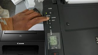 Canon Pixma TS3150 Printer How to Reset Disconnect Wireless Connection [upl. by Elleirad]