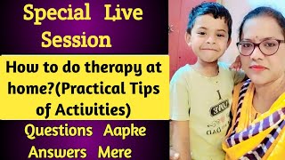 Autism Success With Swayam is liveQuestions Aapke Answers MereBacche k sath work kaise kareasd [upl. by Haberman]