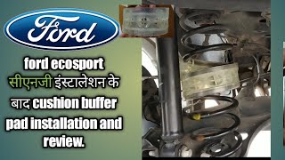 Ford ecosport after cng Roger cushion buffer pad installation amp review [upl. by Inan960]