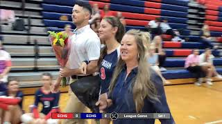 ECHS Volleyball Senior Night 2024 [upl. by Hartzke]