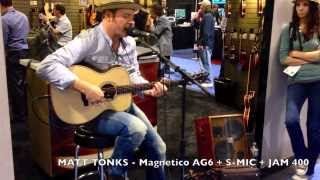 NAMM 2014  short clips Schertler 4810 [upl. by Holds899]