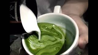 TOP 5 Matcha Latte Art [upl. by Esil]