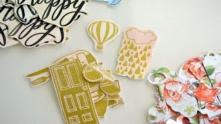 5 Simple Ways to Make Embellishments for Pocket Letters Scrapbooking Planner Decorating [upl. by Luy]