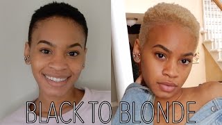 Detailed DIY Hair Bleaching Routine [upl. by Noryt23]