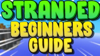 Hypixel Skyblock STRANDED Ultimate Beginners Guide [upl. by Odnavres566]