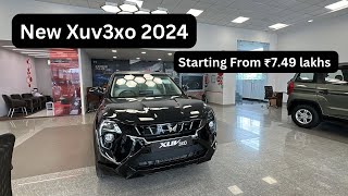 New Xuv3xo Ax7 Diesel 2024  Detailed  ₹1369 lakhs 🔥 [upl. by Adele940]