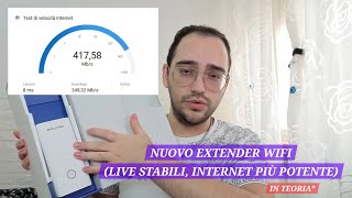 Provo il nuovo Extender Wifi  Ci prepariamo per le live [upl. by Dranyam147]