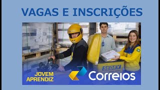 Jovem Aprendiz Correios 2024 Vagas Inscrições [upl. by Irreg218]