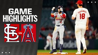 Cardinals vs Angels Game Highlights 51324  MLB Highlights [upl. by Doowron]