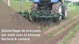 Désherbage de précision sur maïs avec la bineuse Garford amp caméra [upl. by Schaefer]