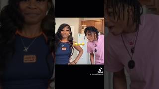 SHES SCARED TO SWALLOW😈😈 viral funny baddie couple bf gf [upl. by Aihsemek]