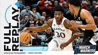 Kansas vs Providence 2022 NCAA mens Sweet 16  FULL REPLAY [upl. by Elorak]