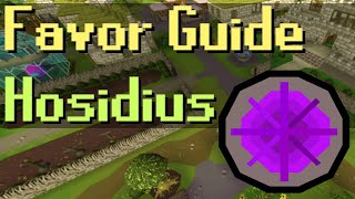 OSRS Hosidius Favor Guide [upl. by Sacrod110]