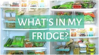 Whats in my FRIDGE Fridge Tour  Spring Cleaning 2017 [upl. by Inan]