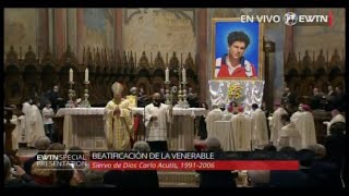 Misa Beatificación Carlo Acutis 🔴En Vivo [upl. by Afnin815]