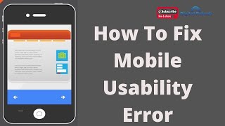 How to Fix mobile usability Error  Text too small to read  Clickable elements too close together [upl. by Chariot]