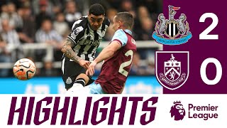 Almiron From Distance and Isak Penalty Punishes Clarets  HIGHLIGHTS  Newcastle 2  0 Burnley [upl. by Nolra]