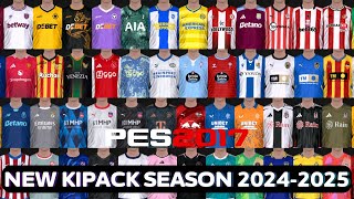 PES 2017 NEW KITPACK SEASON 20242025 [upl. by Notsag538]