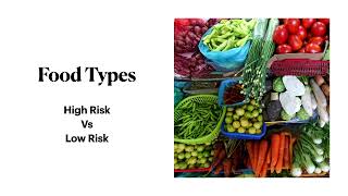 High Risk vs Low Risk foods Perishable vs Non Perishable [upl. by Morissa596]