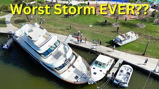 Hurricane Milton Aftermath in Sarasota Fl Ground Zero [upl. by Ganny]