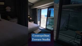 Room tour in 60 seconds  Cosmopolitan terrace studio onetake roomtour vegas thecosmopolitan [upl. by Ettelliw469]