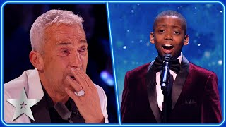 13yearold Malakai Bayohs HEAVENLY voice will move you to tears  SemiFinals  BGT 2023 [upl. by Cyprian578]