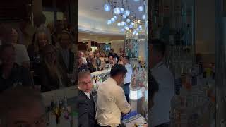 Bar Juggling On Celebrity Solstice [upl. by Alleuqahs]