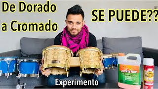 Se Puede Remover la Pintura Dorada PERCUSSION EXPERIMENT [upl. by Yra]