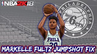 Markelle Fultz Jumpshot Fix  NBA 2K18 [upl. by Jadwiga]