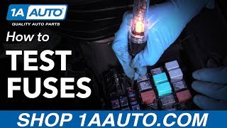 How to Test Car Fuses Using a Test Light [upl. by Chemarin]