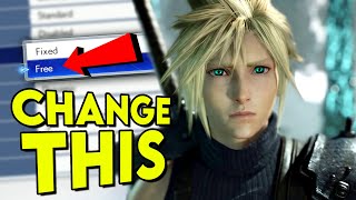 Change This BEFORE You Play FF7 Rebirth Best Settings sponsored [upl. by Cissie572]