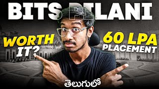 BITS PILANI Honest Review In తెలుగు🔥 Best Private College Placements [upl. by Ylerebmik]