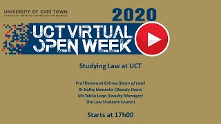 Studying Law at UCT [upl. by Pietra]