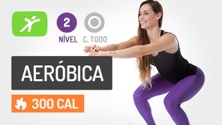 Aula de Ginástica Aeróbica 10  Pernas e Barriga Definidos [upl. by Ciapas196]