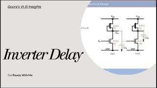 Inverter Delay  Basic Circuit Concept  Chapter 04 Part 01  Gouras VLSI Insights [upl. by Ahtiuqal]