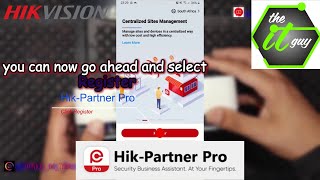 How to register your HikPartner Pro App [upl. by Ellennod]