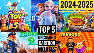 Top 5 Upcoming Cartoon Movies for Kids  Animated Cartoons  Disney  English Cartoons  2024 [upl. by Lennej]