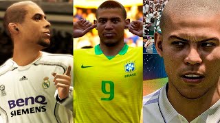 💥RONALDO FENOMENO EM TODOS OS FIFAS  RONALDO IN EVERY FIFA GAME [upl. by Nnaihs]