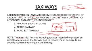 Apron amp Taxiway  Definition and explanation as per Annex 14 [upl. by Rachaba]