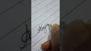 calligraphy handwriting anjali [upl. by Hansiain]