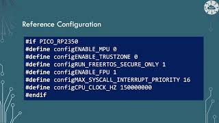 Configuring FreeRTOS Kernel on the Pico 2 or RP2350 [upl. by Pacificia881]