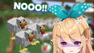 Pomu gets traumatized by chickens Nijisanji EN [upl. by Spitzer]