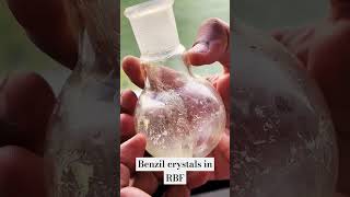 Synthesized Benzil from Benzoin youtubeshorts viral youtube chemistry viralvideo [upl. by Banerjee409]